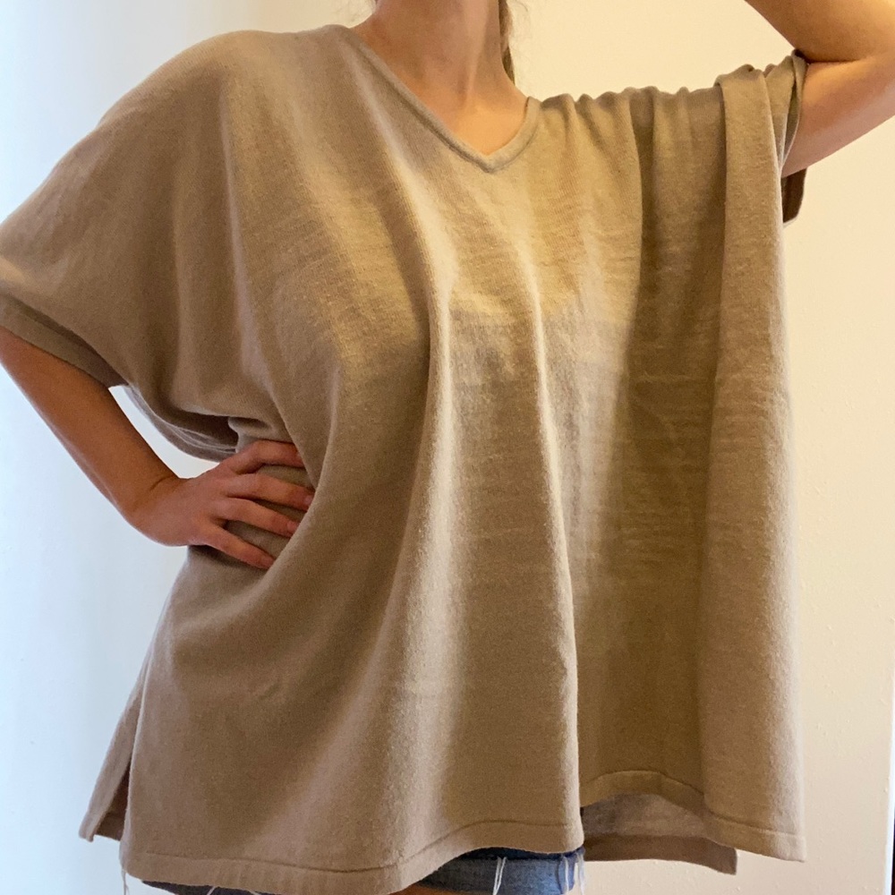 Tan Fall Poncho